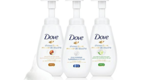 Produits mousse de douche Dove à 2.99$
