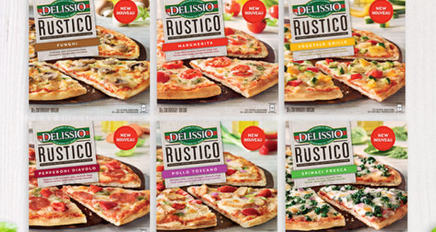 Pizza Delissio Rustico à 0,98$