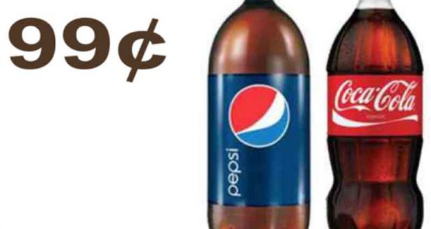 Pepsi ou Coca Cola 2L à 99¢