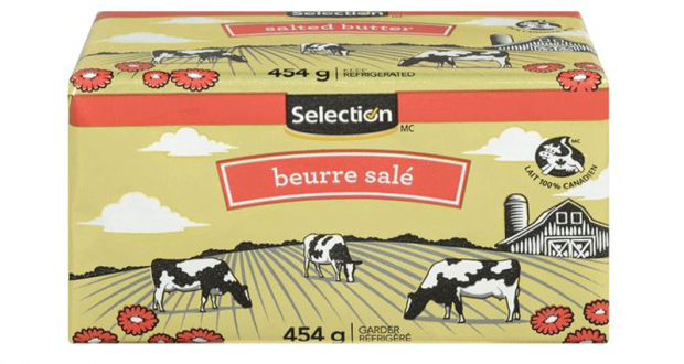 Beurre salé Selection 454 g à 2,97$