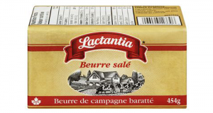 Beurre salé Lactantia à 2,98$