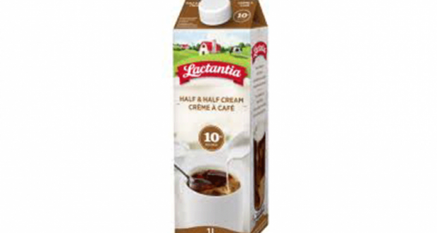 Crème à café 10% Lactantia de 2L à 1,88$