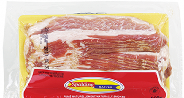 Emballage de bacon Spalding 500g à 1,97$