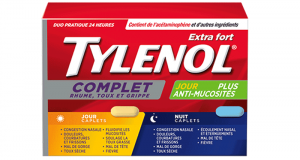 Coupon de 2$ sur un produit TYLENOL Rhume toux et grippe