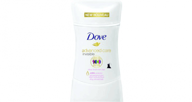 Antisudorifique Dove Advanced Care à 1,49$