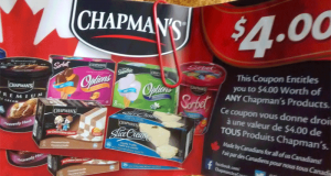 Coupon de 4$ sur les produits Chapman’s