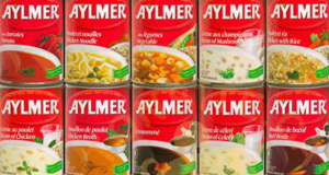 Soupe Aylmer à 37¢ seulement