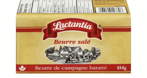 Beurre salé Lactantia à 3.33$