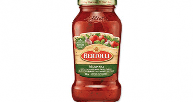 Coupon de 0.75 $ à l’achat de toute sauce pour pâtes Bertolli